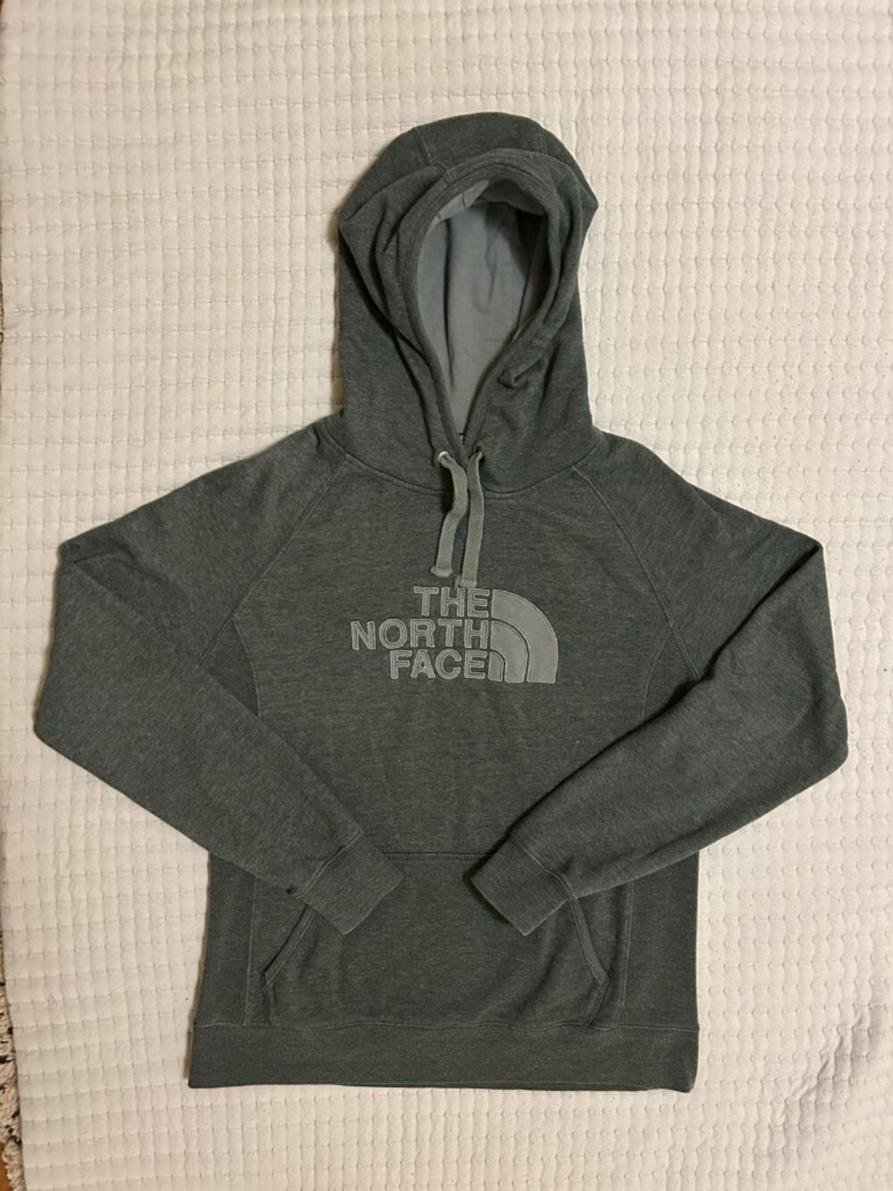 The North Face Green Pullover Hoodie Tonal Logo